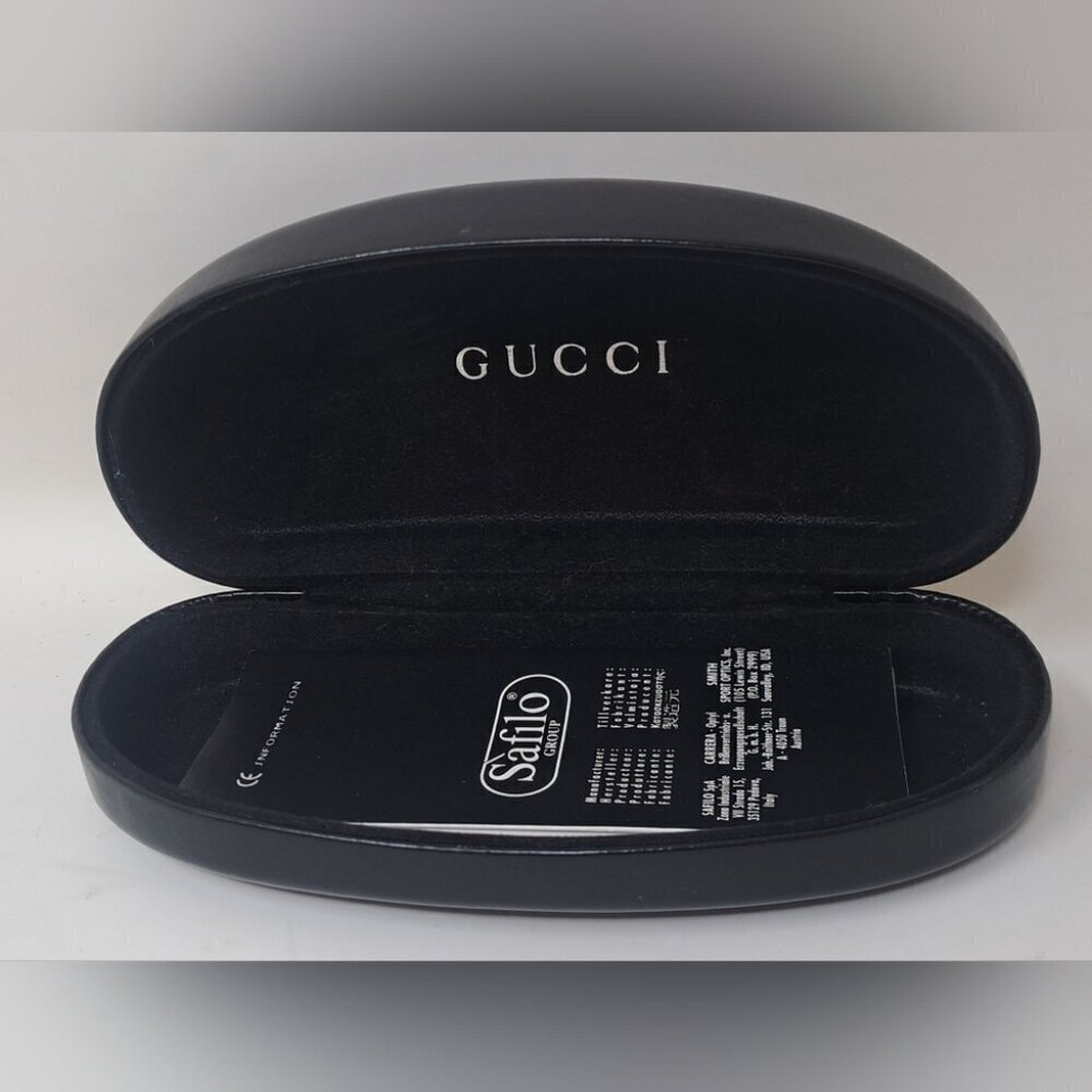 NWT Gucci Women's Sunglasses Vintage Y2K Wrap Havana Blue GG1420/S 65-13-115 - Picture 14 of 15